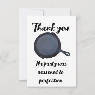 Cast Iron Thank you Note