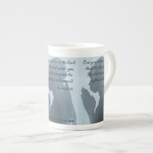 Cast Your Burden On The Lord Bone China Mug