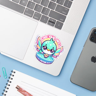 Cast Your Cares Hummingbird Sticker