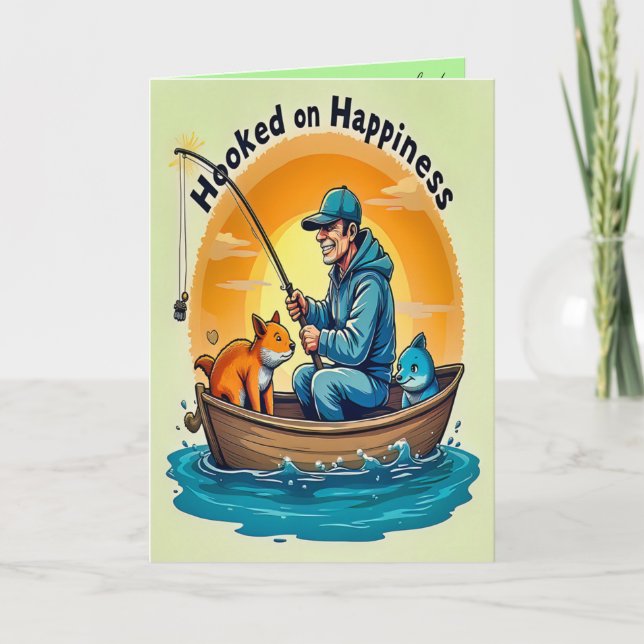 Cast Your Dreams Birthday Card (Front)