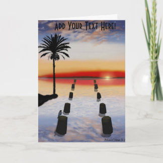 Castaway Greeting Card