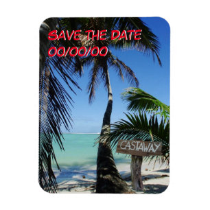 Castaway Party 2 Save-the-Date Magnet