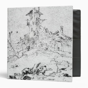 Castel Cogolo Per Andar a Trento (pen & ink on pap Binder