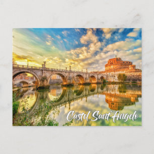 Castel Sant'Angelo, Rome, Italy Postcard