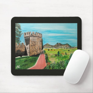 Castell de Benisanó Painting by Alfred Fox Mouse Pad