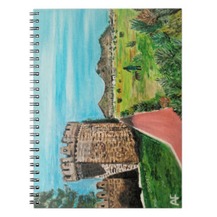 Castell de Benisanó Painting by Alfred Fox Notebook