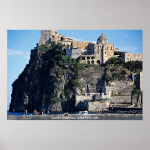Castello Aragonese, Ischia Ponte, Italy Poster