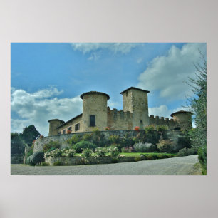 Castello di Gabbiano Poster