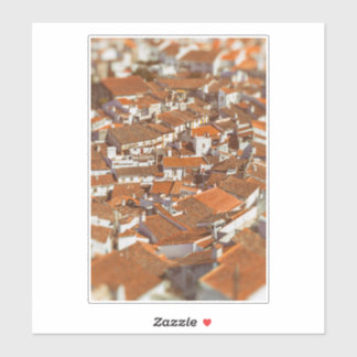 Castelo de Vide rooftops . Alentejo, Portugal.