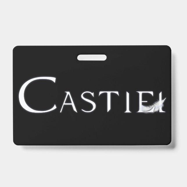 Castiel With Feather Badge (Front)