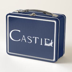 Castiel With Feather Metal Lunch Box