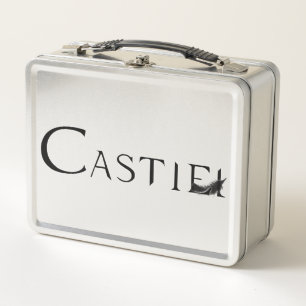 Castiel With Feather Metal Lunch Box