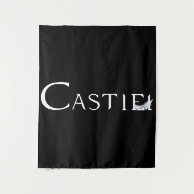 Castiel With Feather Tapestry (Front)