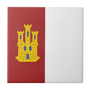 Castilla La Mancha coat of arms - Spain Tile