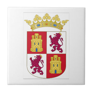 Castilla y Leon (Spain) Coat of Arms Tile
