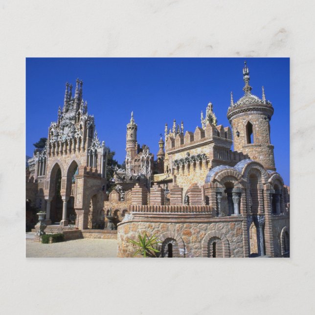 Castillo Colomares, Benalmadena pueblo, Spain Postcard (Front)