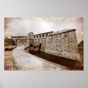 Castillo de la Real Fuerza, Havana, Cuba Poster