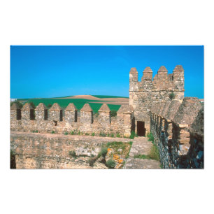 Castillo de Las Aguzaderas is a castle with a Photo Print