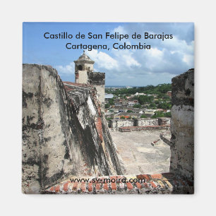 Castillo de San Felipe de Barajas Cartagena 1 Magnet