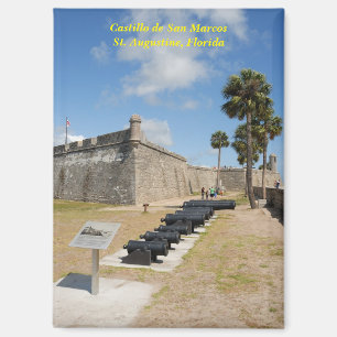 castillo de san marcos postcard magnet