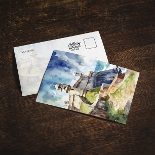 Castillo San Felipe del Morro Puerto Rico Postcard