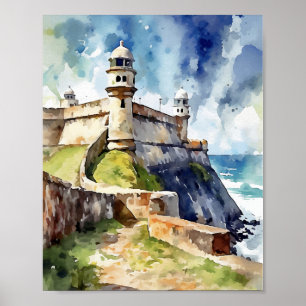 Castillo San Felipe del Morro San Juan Puerto Rico Poster