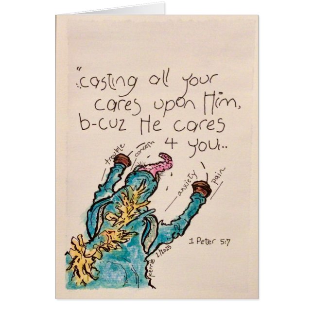 Casting All Your Cares Upon Him (Front)
