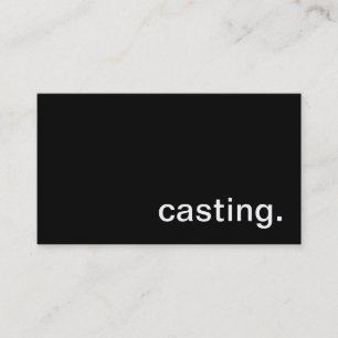 Casting Business Card