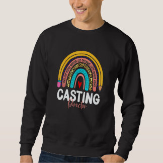 Casting Director Rainbow News Media Production Com Sweatshirt