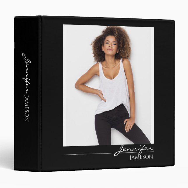 Casting Essentials Signature Modelling Portfolio Binder (Front/Spine)