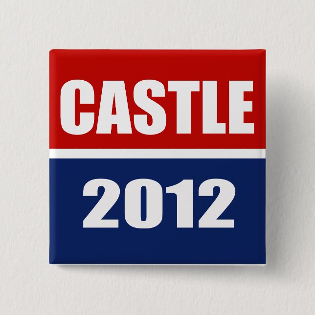 CASTLE 2012 2 INCH SQUARE BUTTON (Front)