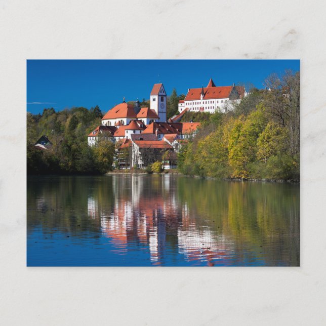 Castle and Abby by the River Postcard (Front)