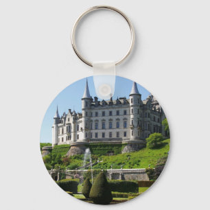 Castle and gardens keychain