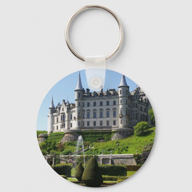 Castle and gardens keychain (Front)