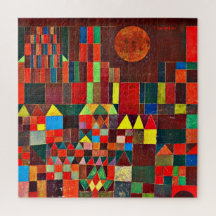 Castle and Sun, abstract art by Paul Klee,
