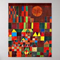Castle and Sun, abstract art by Paul Klee