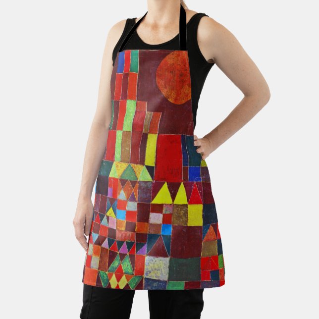 Castle and Sun, Paul Klee Apron (Insitu)