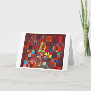 Castle and Sun, Paul Klee Card