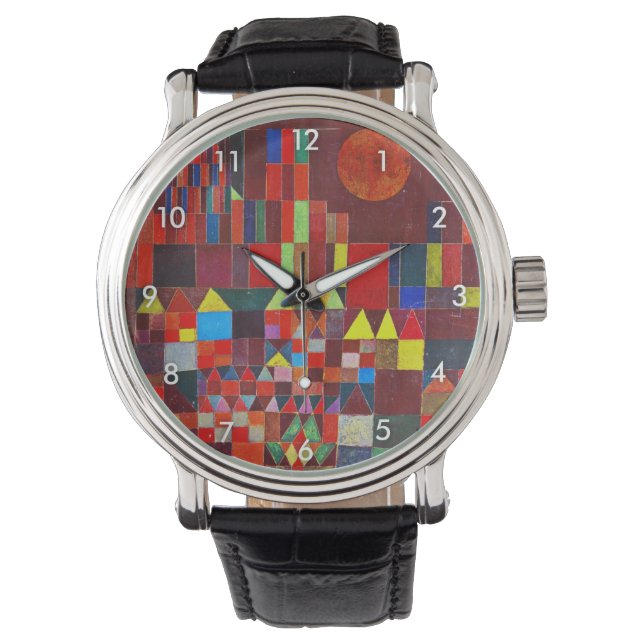 Castle and Sun, Paul Klee Watch (Front)