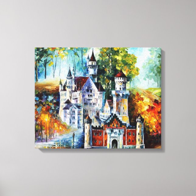 CASTLE By Leonid Afremov Canvas Print (Front)