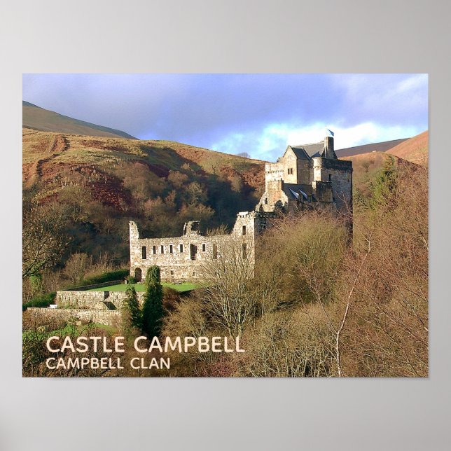 Castle Campbell - Campbell Clan Poster (Devant)