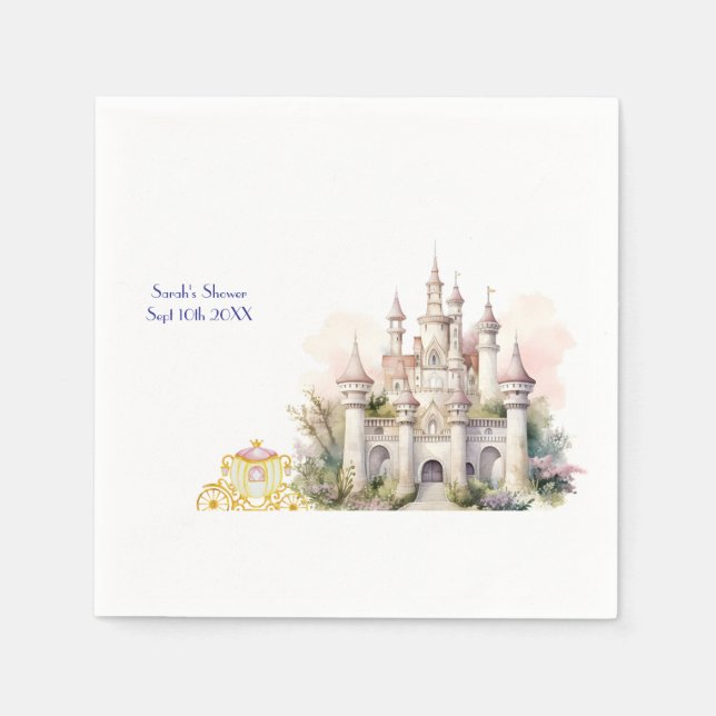 Castle & Carriage  Napkin (Front)