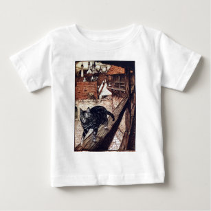 Castle Cat Rackham Illustration Baby T-Shirt