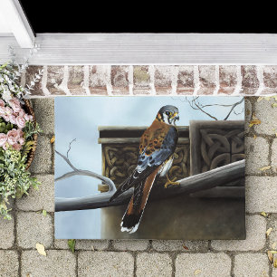 Castle Celtic Kestrel Bird Doormat