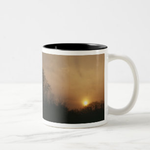 Castle Charlottenhof, Sunset Two-Tone Coffee Mug