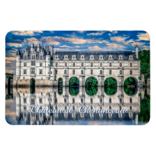 Castle (chateau) de Chenonceau. France. Magnet