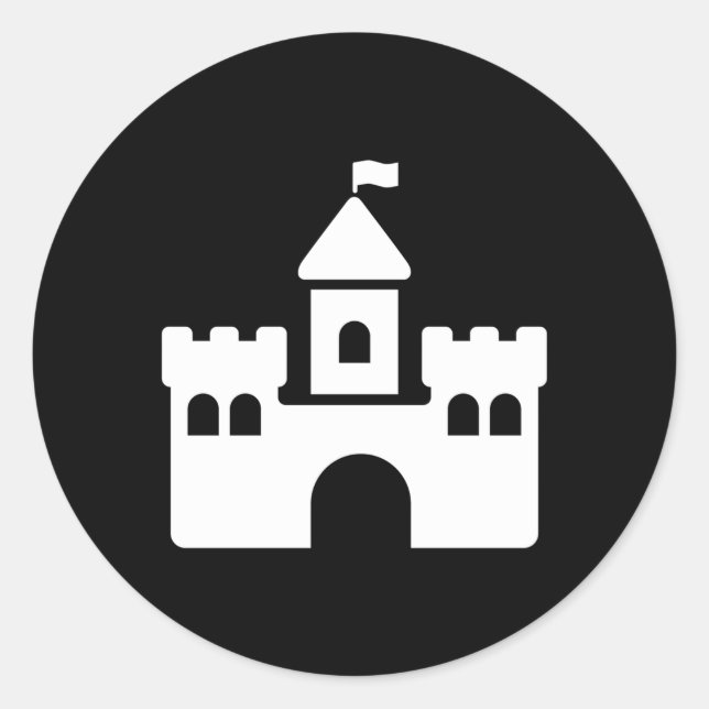 Castle Classic Round Sticker (Front)