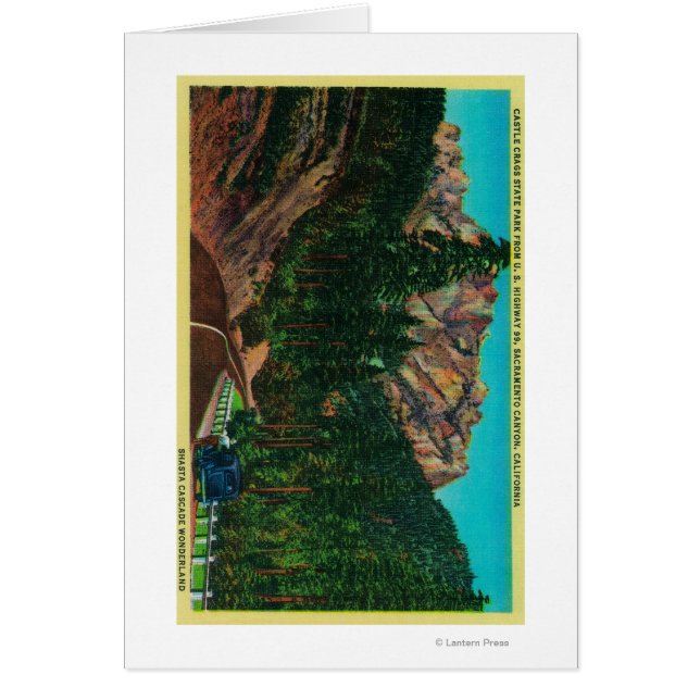 Castle Crags State Park de US 99 (Devant)