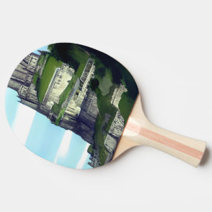 Castle design table ping pong bat, racket, Tennis Paddle