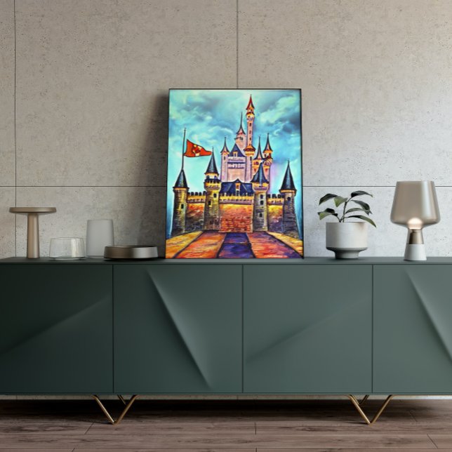 Castle Digital Fantasy Art Poster #01 (Creator Uploaded)